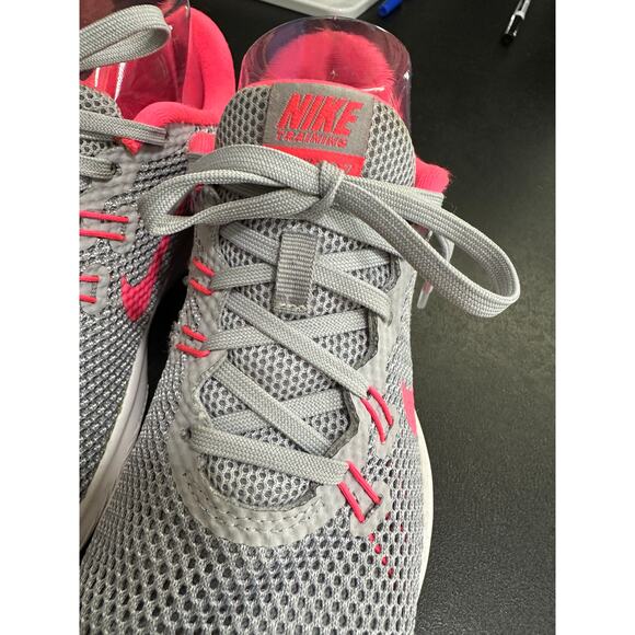 Nike Women's Flex Trainer 7 Gray/ Pink Running Shoes 898479-006 (Size US 7) - Picture 4 of 9